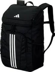 アディダス adidas サッカー ボール用デイパック ブラック 黒 バックパック リュックサック 27L ボール収納 シューズ収納 移動 部活 クラブ活動 サークル かばん ボールバッグ  ADP50BK ブラック