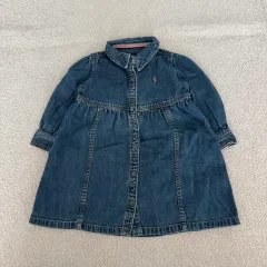 ポロラルフローレン キッズ ベイビー デニムワンピース 90