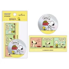 【メール便】スヌーピー ステッカー キャラクター シール Happiness is Red DISH ピーナッツ 日本ホールマーク デコレーション キャラクター グッズ 