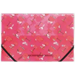 【メール便】スヌーピー クリアファイル クリアフォルダ A5 Happiness is Red POST ピーナッツ 日本ホールマーク 書類整理 キャラクター グッズ 