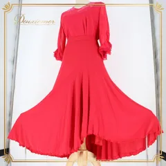 社交ダンス 衣装 スタンダード 上下セット ツーピース レッスンウェア パーティ衣装 女性用 オールシーズン U:NA ユーナ 赤 レッド系 社交ダンス 衣装 セットアップ 女性用 Mサイズ トップス スカート ブランド 日本製 印象的な色 ラインストーン