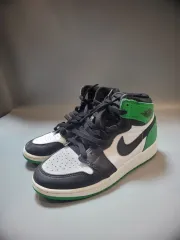 ナイキ エアジョーダン1 ハイ ブラック カーキグリーン 230