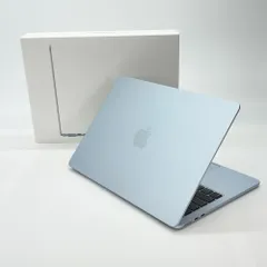 新品同様 美品 MacBook Air 13インチ M4 2025 10コアCPU 8コアGPU 16GB 256GB USキー 充放電回数10回 バッテリー最大容量100%【C5499-80】