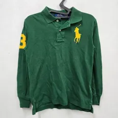 正規品/S(8) ラルフローレン キッズ カラ 長袖Tシャツ