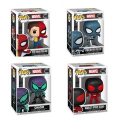 Funko pop スパイダーマン フィギュア 3体セット Funko POP Marvel 3体セット スパイダーマン - メルカリ