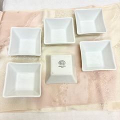 266 PILLIVUYT スクエア ディープディッシュ 8cm 四角 皿 6枚セット