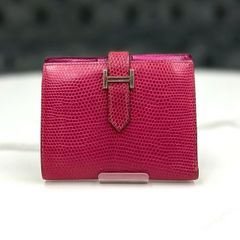 エルメス ベアン コンパクト リザード 折り財布 □I刻印 - メルカリ