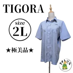 TIGORA ティゴラ【2L】ゴルフシャツ 大きいサイズ 美品 ユニセックス