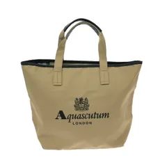Aquascutum アクアスキュータム トートバッグ  ロゴ刺繍/ナイロン    ベージュ レディース / 240001173588