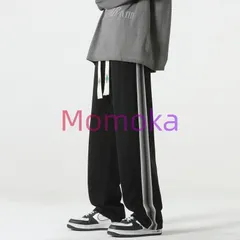 ジャージパンツ メンズ スムース 大きいサイズ パンツ ボトム ズボン 下 ルームウェア 部屋着 サイドライン ライン入り ワイド114477