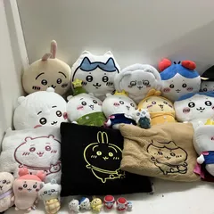 ◆ 【ジャンク品】 25点 まとめ商品 ちいかわ ぬいぐるみ 雑貨 など うさぎ あのこ モモンガ など 現状品 4.8kg