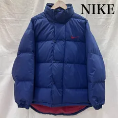 激レア90s Nike中綿　ダウン　水色　カロライナ　古着 NIKE（ダウンジャケット ・ ブルー・ネイビー/青色系）のフリマ