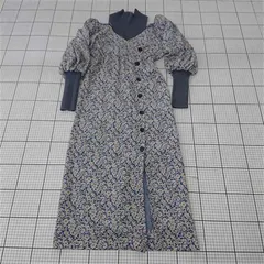 ◇ Θ マーキュリーデュオ MERCURYDUO 花柄ニット切替ワンピース Sサイズ レディース E  【1510240006117】