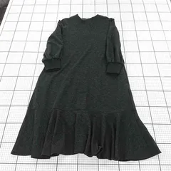 ◇ Θ アーバンリサーチ ロッソ URBAN RESEARCH ROSSO RA17-26F003 長袖ワンピース ブラック系 サイズ40 レディース E  【1510230014337】