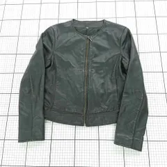 MUJI無印良品　ゴートレザージップアップジャケット　山羊　ブラック MUJI無印良品 ゴートレザージップアップジャケット 山羊 ブラック MUJI