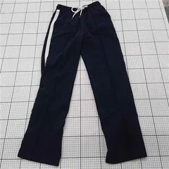 ◇ Θ ザラ ZARA サイドライン ポリエステルパンツ ネイビー系 XS レディース E  【1510230008350】