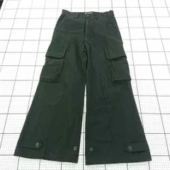 ◇ Θ CLEL クレール ワイドカーゴパンツ ブラック系 S メンズ E  【1510070017659】