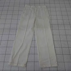 ◇ Θ ザラ ZARA EUR38 USA30 メンズ コットンパンツ ホワイト系 E  【1510230013057】