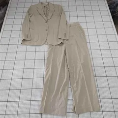 ◇ Θ ユニクロ UNIQLO パンツ スーツ セットアップ ベージュ系 Sサイズ レディース E  【1510230014726】