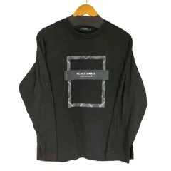 ブラックレーベルクレストブリッジ BLACK LABEL CRESTBRIDGE フロントプリント L/S Tシャツ メンズ JPN：M 