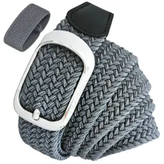 メッシュベルト メンズ 大きいサイズ 編み込み 穴なし ゴムベルト 伸びる [] 伸縮 ゴルフ カジュアル ビジネス 紳士 学生服 フリーサイズ ストレッチ