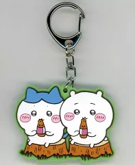 【中古】キーホルダー ちいかわとハチワレ 「ちいかわ なんか小さくてかわいいやつ ラバーキーホルダー」