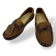 新品未使用　希少　レア　RED WING SHOES レッドウィング　モカシン　デッキシューズ　スエード　イントレ　編み込み　キーホルダー付き　茶　ブラウン　10D 28cmのサムネイル