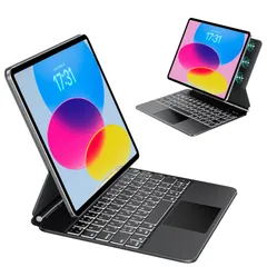 【特価セール】日本語配列マジックキーボード iPad (A16) 第11世代 11インチ 2025/第10世代 10.9インチ 2022 (A2696 A2757 A2777 A3354 A3355 A3356) キーボードケース Magic Smart K