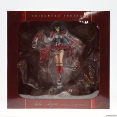 eStream Store 한정 SHIBUYA SCRAMBLE FIGURE 아이샤 아젠트-사립 차 곰 학원 2018 Ver. 흰 고양이 프로젝트 1/7 완성품 피규어 eStream