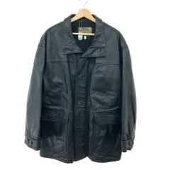 ARMANI JEANS アルマーニジーンズ レザーカーコート 48  アーカイブ   ブラック メンズ / 243001002973のサムネイル
