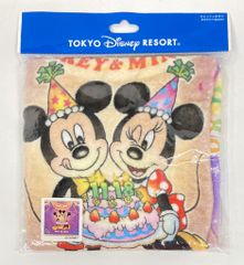 도쿄 디즈니 리조트 워시 타월 HAPPY BIRTHDAY TO MICKEY & MINNIE 2019