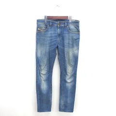 ディーゼル DIESEL THAVAR 国内正規品 デニム ジーンズ パンツ ヴィンテージ加工 ジップフライ 31 ブルー 青 /TT