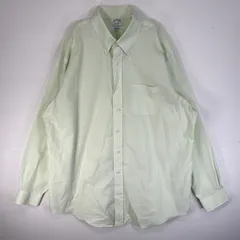 古着 ブルックスブラザーズ Brooks Brothers 長袖シャツ 胸ポケ REGENT ボタンダウン XL  グリーン系 チェック メンズ