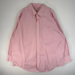 古着 ブルックスブラザーズ Brooks Brothers 長袖シャツ CUSTOM 胸ポケ ボタンダウン  ピンク系 チェック メンズ