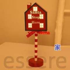 クリスマス飾り 道路標識 イルミネーション 置物 卓上 LED 電気 スタンド 家 オーナメント 電飾 デコレーション 屋外 屋内 おしゃれ 北欧 花火