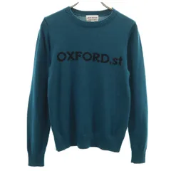 Jack Bunny!! ジャックバニー ゴルフ 長袖 ニット 0 青緑 セーター パーリーゲイツ レディース 古着