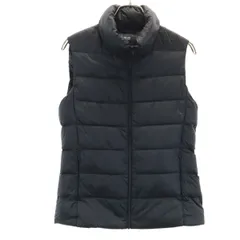 UNIQLO ユニクロ ウルトラライト ダウンベスト S ブラック 収納袋付き レディース 古着
