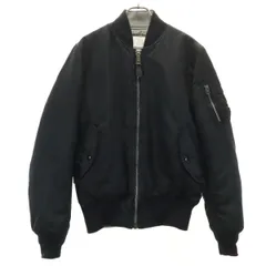 ALPHA INDUSTRIES INC アルファインダストリーズ MA-1 リバーシブル フライトジャケット M ブラック メンズ 古着