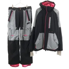 BURTON バートン スノーボード ウェア 上下 セットアップ L グレー系 メンズ 古着