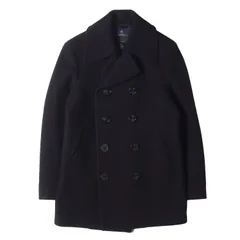 BROOKS BROTHERS ブルックスブラザーズ コート ネイビー 紺 サイズ:XS | MOON社 アンカーボタン メルトンウール Pコート | アウター ジャケット 上着【メンズ】【中古】のサムネイル