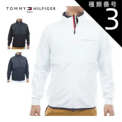 種類3：WHT(00)/LL  トミーヒルフィガー アクションプリーツ フルジップ ハイブリッド中綿ジャケット ゴルフウェア メンズ 2025年秋冬モデル M-3L THMA586
