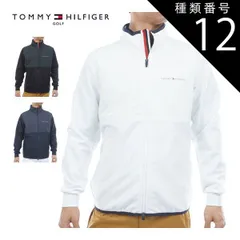 種類12：WHT(00)/M  トミーヒルフィガー アクションプリーツ フルジップ ハイブリッド中綿ジャケット ゴルフウェア メンズ 2025年秋冬モデル M-3L THMA586