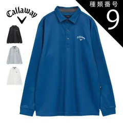 種類9：ブラック(1010)/L [タイムセール] キャロウェイ 裏起毛 千鳥プリント 長袖 ポロシャツ ゴルフウェア メンズ 2025年秋冬モデル M-3L C25233115