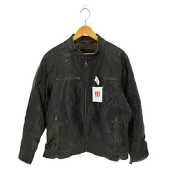 ゲス GUESS LOS ANGELES フェイクレザー シングル ライダースジャケット メンズ import：L のサムネイル