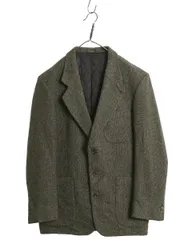 【お得なクーポン配布中!】 80s USA製 エルエルビーン ツイード テーラード ジャケット メンズ L 程 古着 ヴィンテージ アウトドア ウール ブレザー 中綿 キルティング