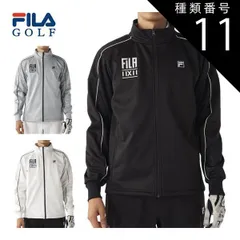 種類11：ライトグレー(LGY)/M  フィラゴルフ 透湿撥水 ラインデザイン ボンディング フルジップ ブルゾン ウェア メンズ 2025年秋冬モデル M-3L 785-200