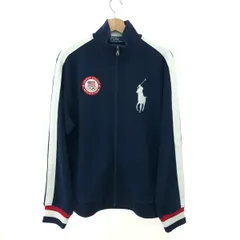 POLO RALPH LAUREN ポロラルフローレン ジップアップジャケット サイズ:M ビッグポニー/オリンピックチーム    ネイビー メンズ / 241007002589