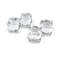 SWAROVSKI スワロフスキー　クリスタル　ペーパーウエイト　箸置き　置き物　オブジェ　サイコロ　2個セット