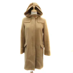 エムケー ミッシェルクラン MK MICHEL KLEIN コート ロング丈 フード付き ウール 42 XL 大きいサイズ ベージュ /YK12のサムネイル