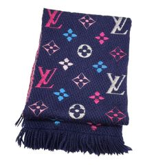 中古】 LOUIS VUITTON ルイ・ヴィトン エシャルプロゴマニア マフラー